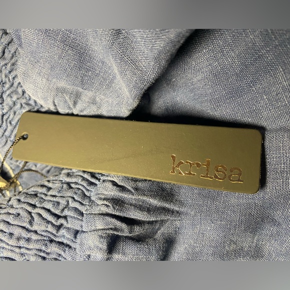 NWT Krisa (a REVOLVE‎ brand) Strapless Linen Dress Summer Vacation Resortwear - Picture 7 of 8